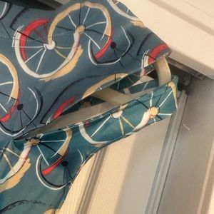 Lovely multi color silk dress.